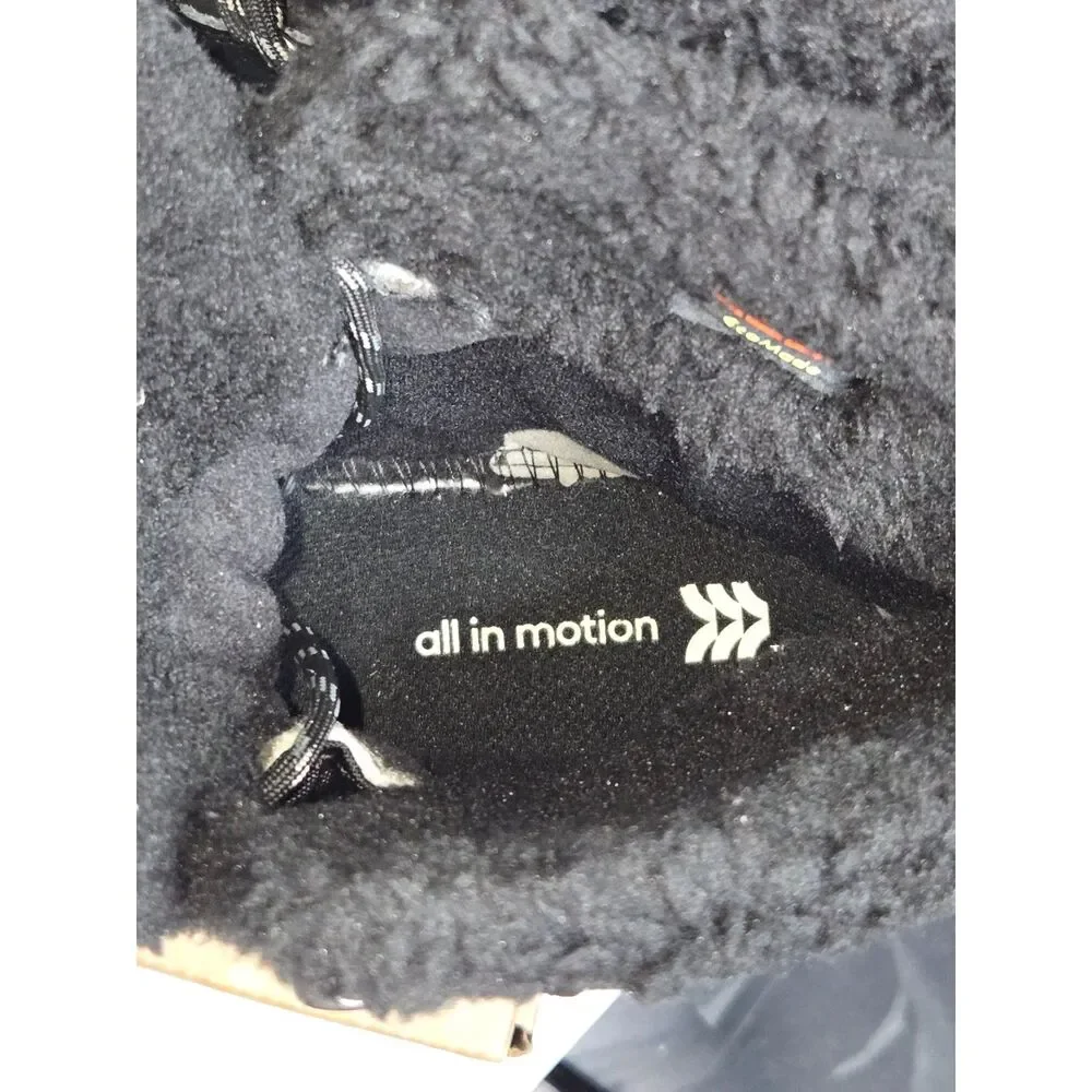 All in Motion Black Thermolite Waterproof Winter Boots | Women's Size 8 | Black
